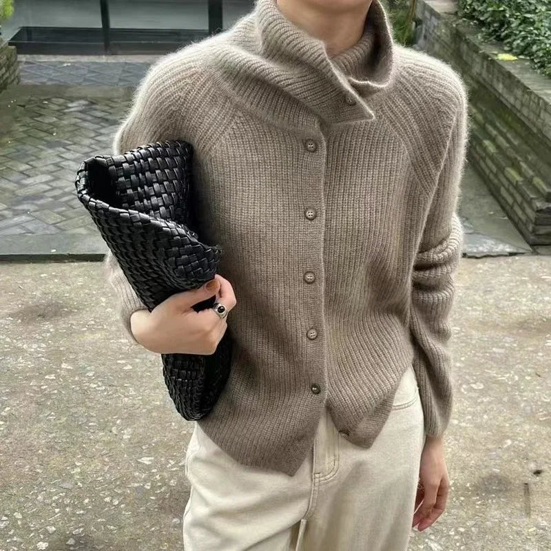 MILA™ Comfort Button Sweater