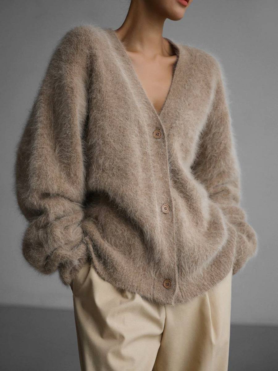 Women's Cardigan Button Up | Oversized
