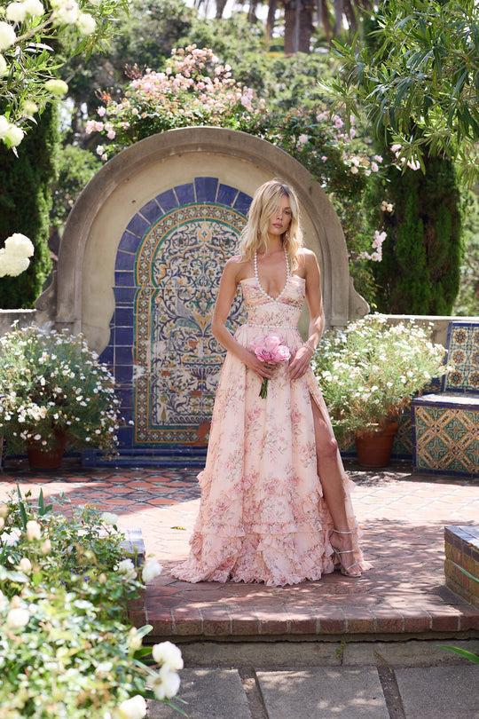Pink Floral Dress