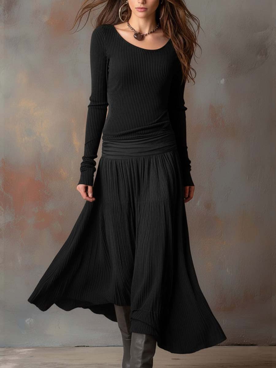 Felicity | Luxury Ribbed Sweater Dress