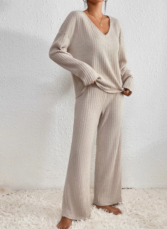 Frances | Merino Wool Knitted 2-piece set