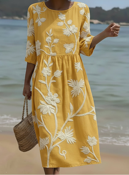 Amber | Elegant Floral Dress