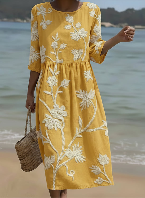 Erica | Elegant Floral Dress