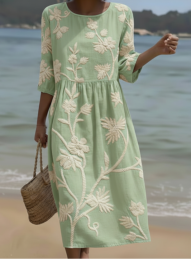 Amber | Elegant Floral Dress