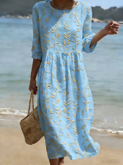 Amber | Elegant Floral Dress