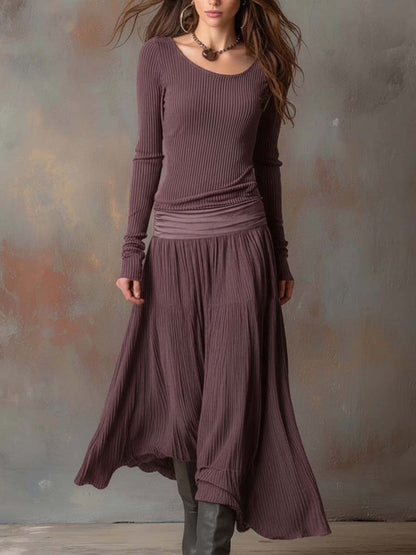 Felicity | Luxury Ribbed Sweater Dress