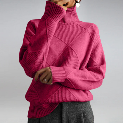 Sophia™ | Luxe Cashmere Turtleneck Sweater