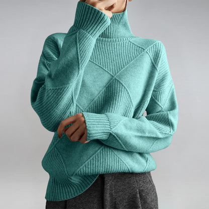 Sophia™ | Luxe Cashmere Turtleneck Sweater