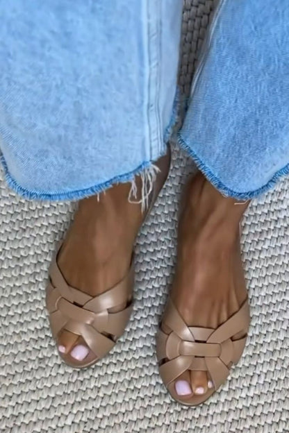 Serafina™ | Nature Braided Sandals