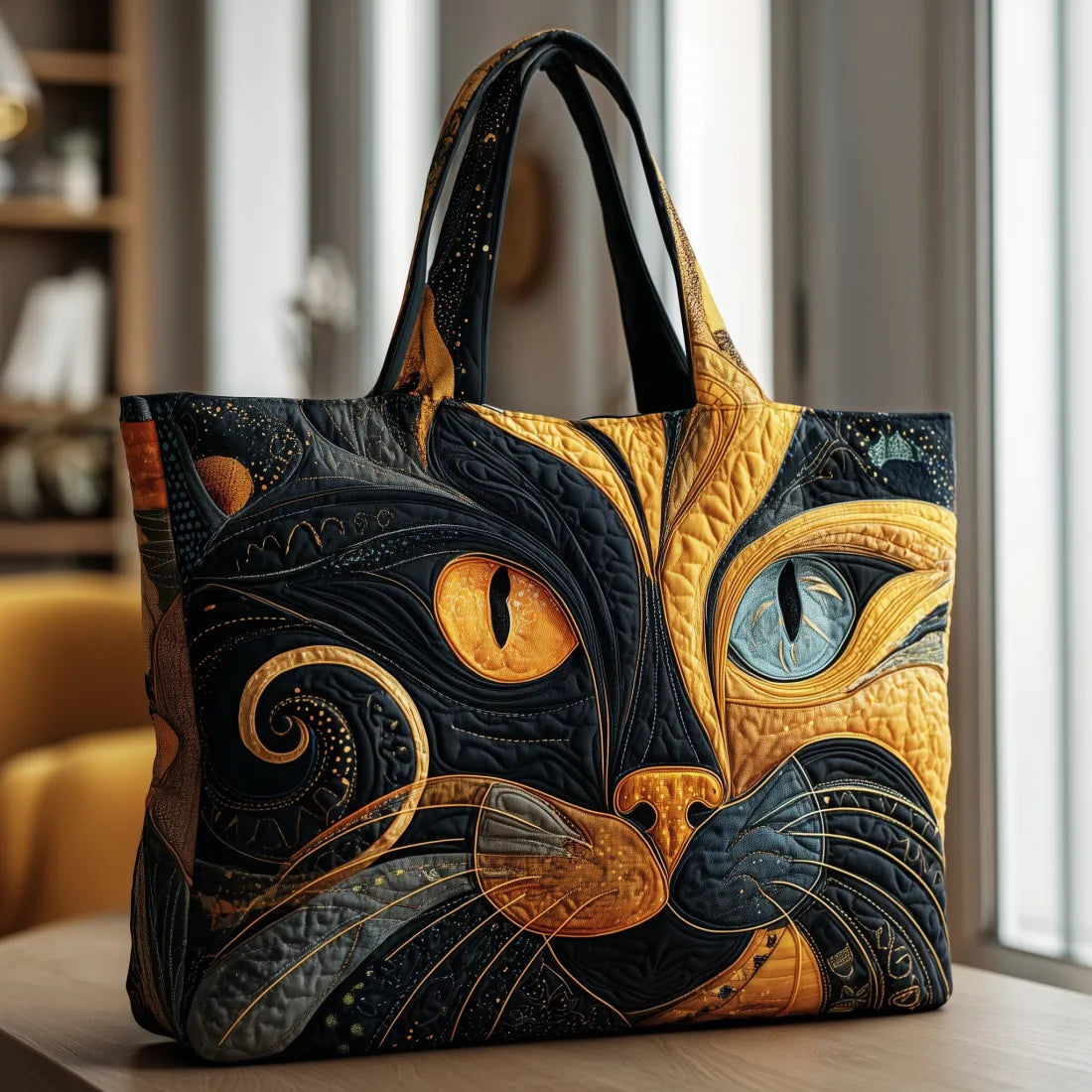HANDMADE BAG - MYSTERIOUS CAT