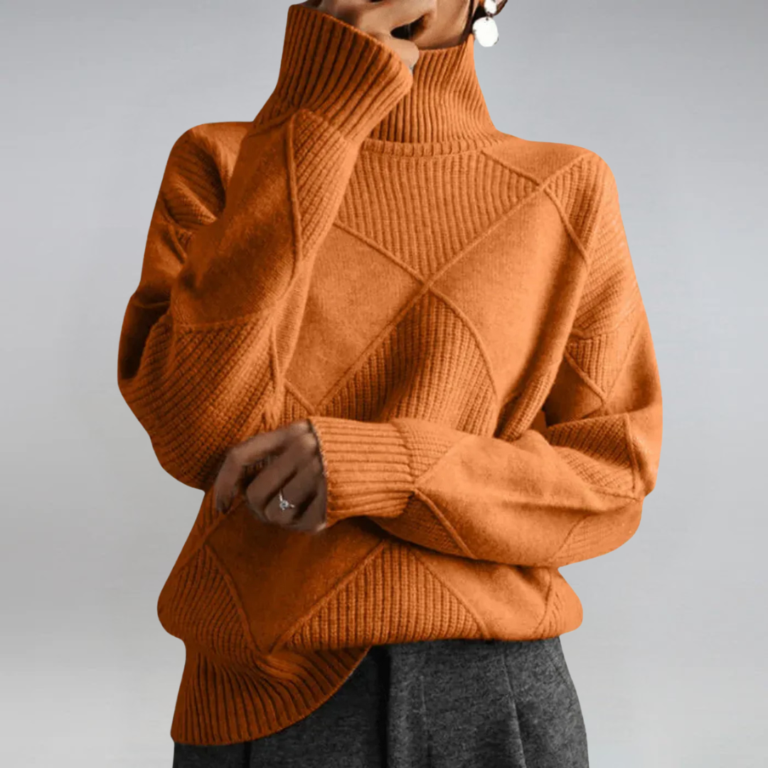Sophia™ | Luxe Cashmere Turtleneck Sweater