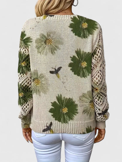 Madis | Elegant Floral Sweater