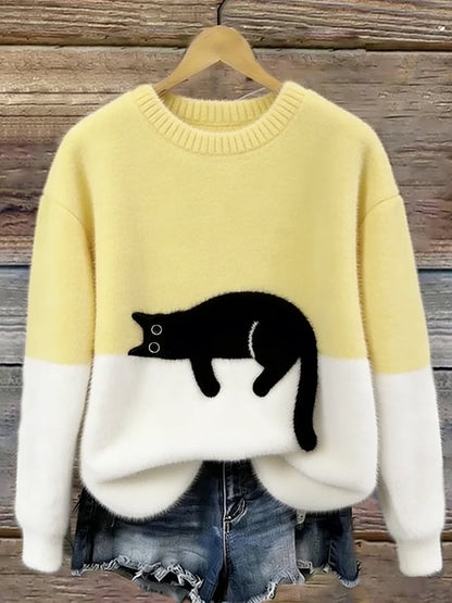 Leah | Patterned Knit Sweater