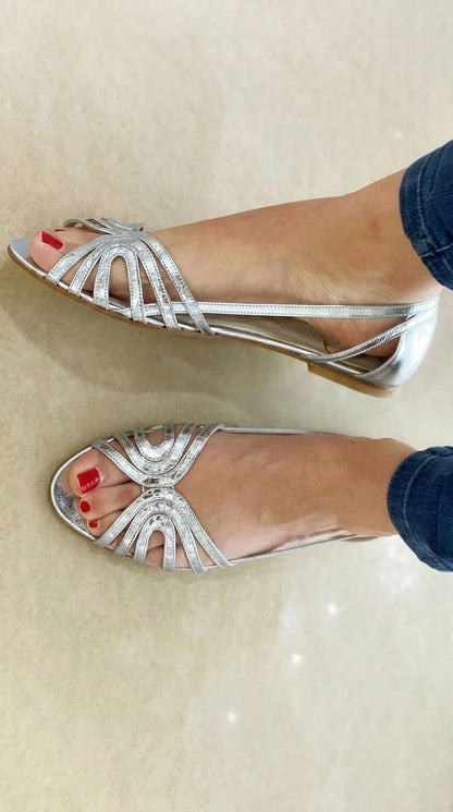 Éléonore™ | Golden Summer Glow Sandals
