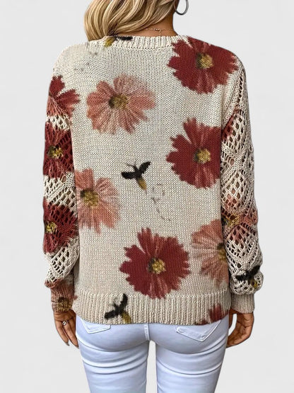 Madis | Elegant Floral Sweater