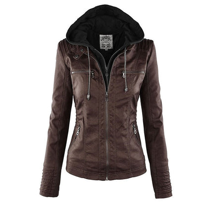 Callista | Hooded Moto Jacket