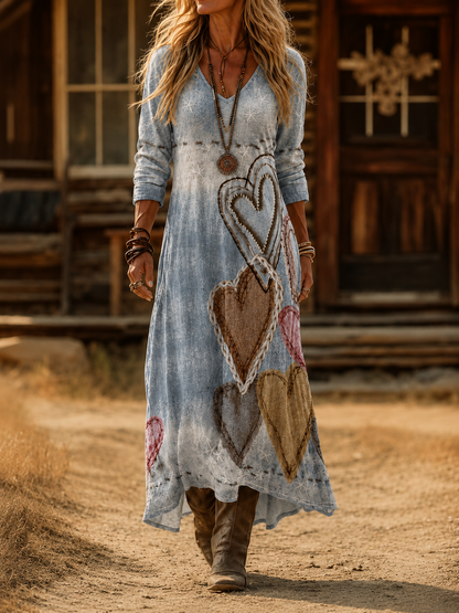 Bianca | Vintage Bohemian Autumn Dress
