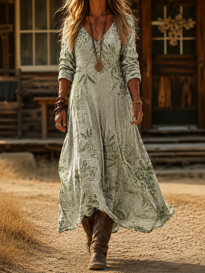 Blyssa | Vintage Bohemian Autumn Dress