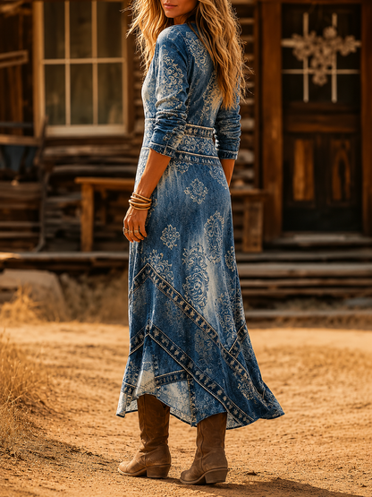Bianca | Vintage Bohemian Autumn Dress