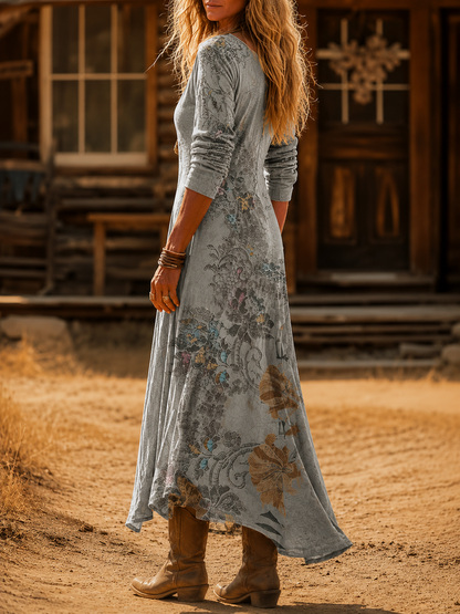 Celestine | Vintage Bohemian Autumn Dress