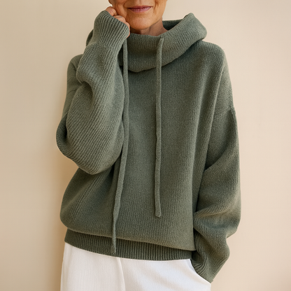Deborah | Cashmere Cozy Hooded Pullover Style