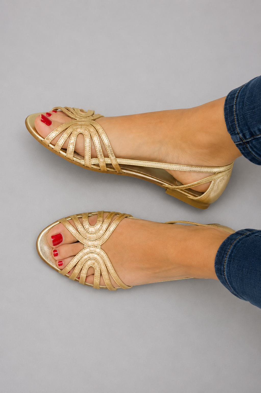 Éléonore™ | Golden Summer Glow Sandals