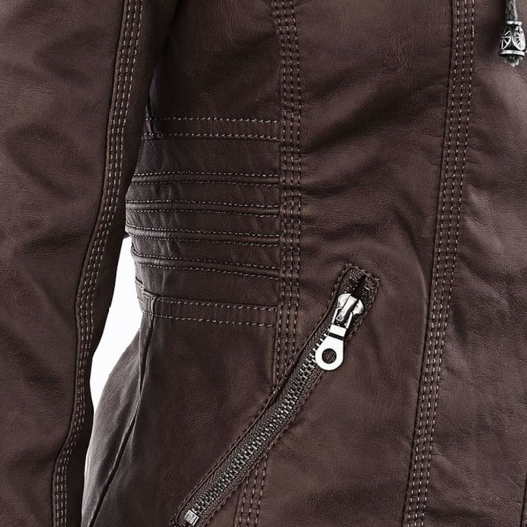 Callista | Hooded Moto Jacket