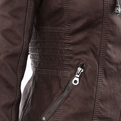 Callista | Hooded Moto Jacket