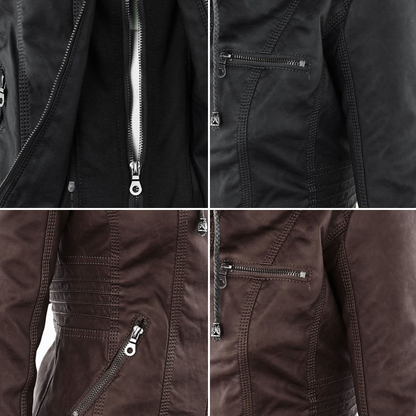 Callista | Hooded Moto Jacket