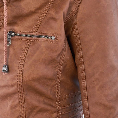 Callista | Hooded Moto Jacket