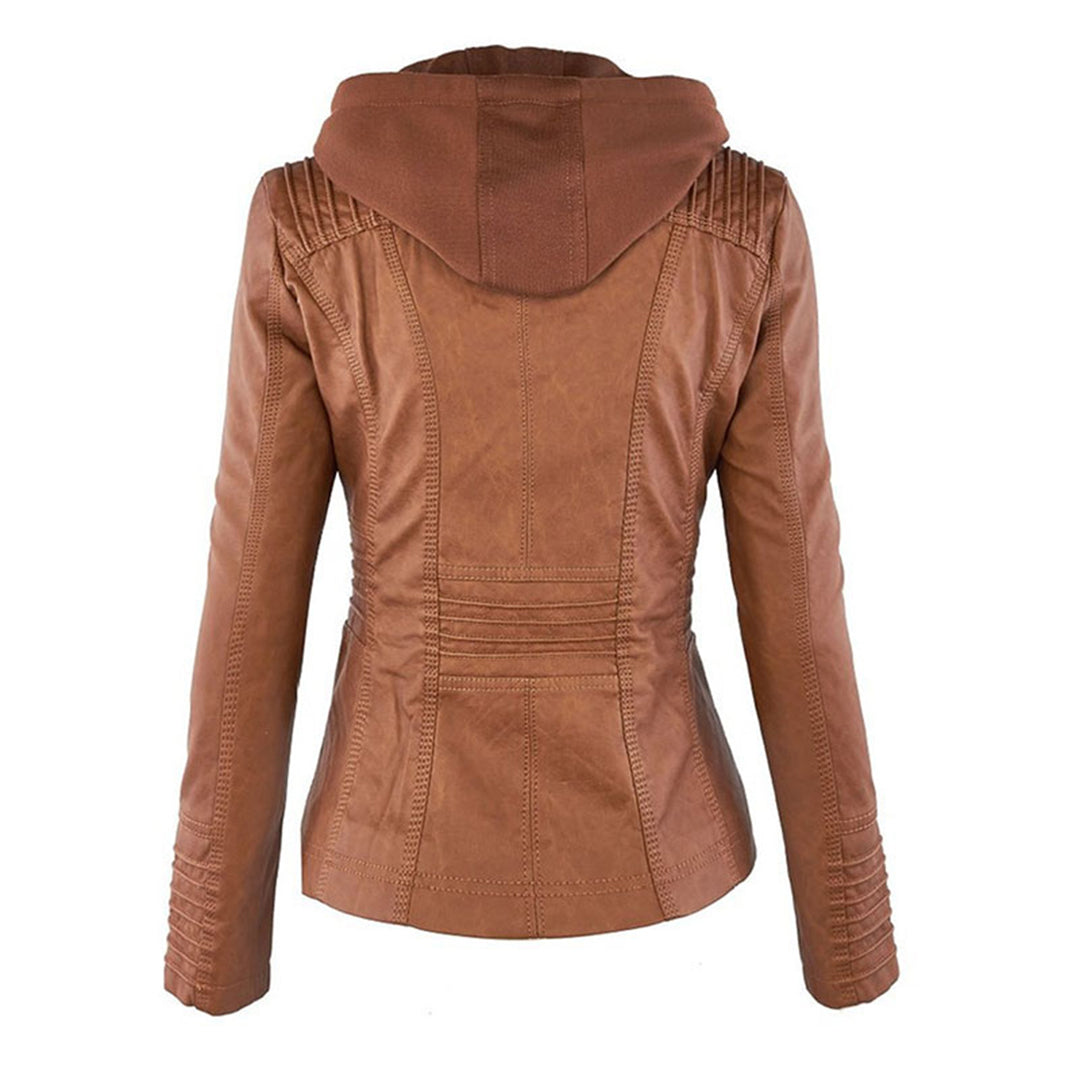 Callista | Hooded Moto Jacket