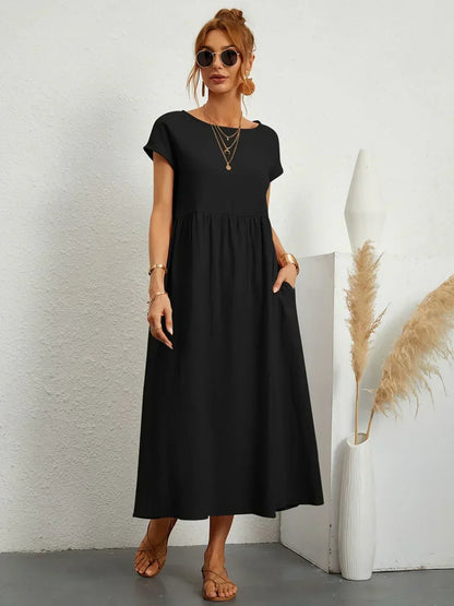 Ursina™ | Fluid Midi Dress.