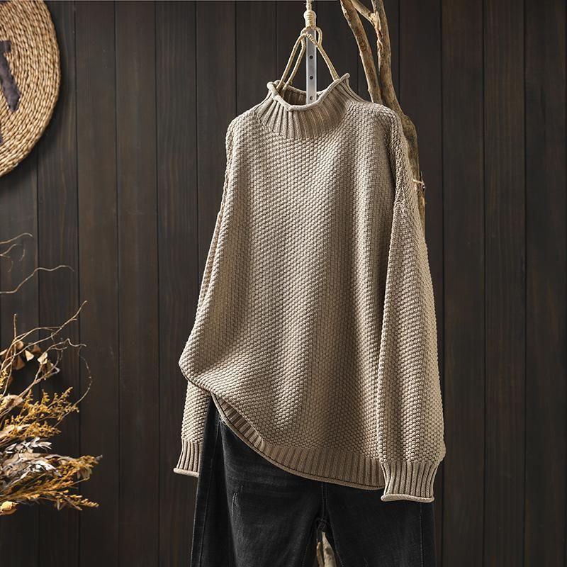 Patricia | Merino Wool Knitted Turtleneck Jumper