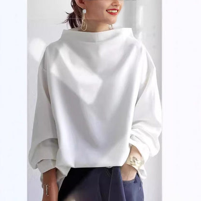 Nancy | Cashmere High-Neck Casual Top