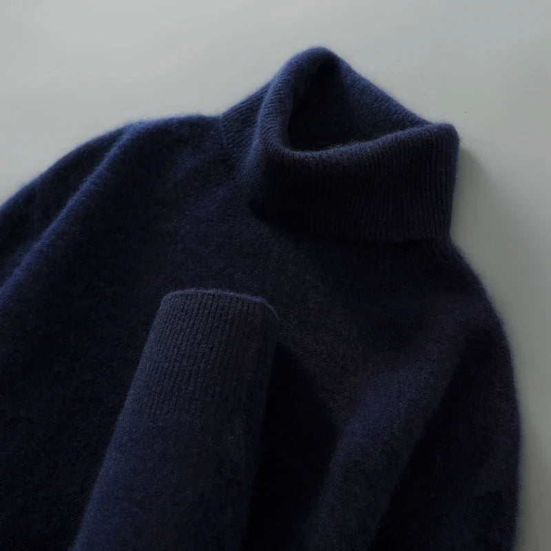 Olivia | Merino Wool Turtleneck Jumper