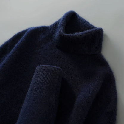 Olivia | Merino Wool Turtleneck Jumper