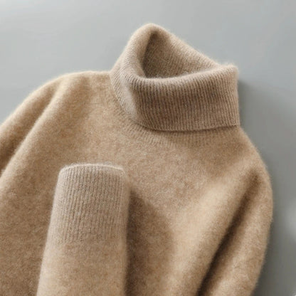 Olivia | Merino Wool Turtleneck Jumper