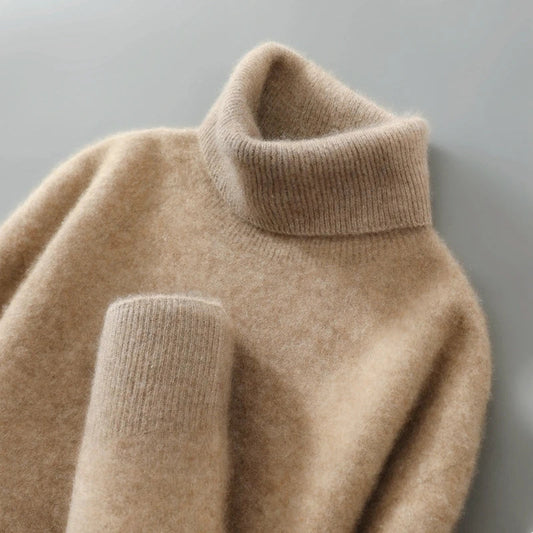 Olivia | Merino Wool Turtleneck Jumper
