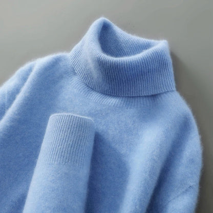 Olivia | Merino Wool Turtleneck Jumper