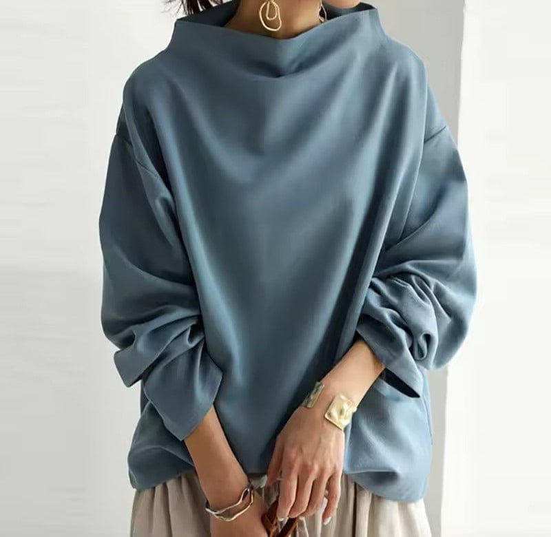 Nancy | Cashmere High-Neck Casual Top