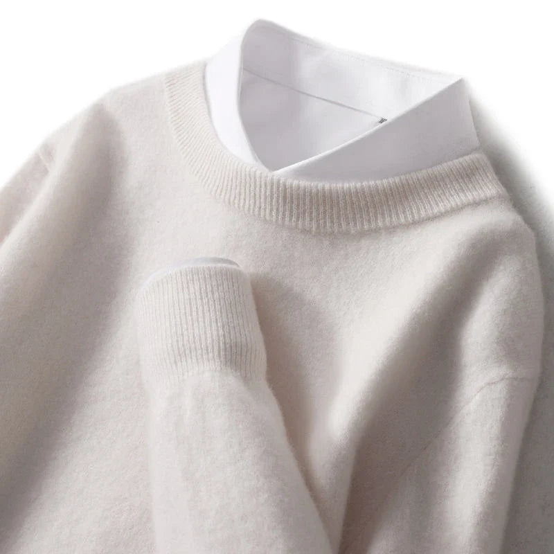 Lucy | Merino Wool Crew Neck Jumper