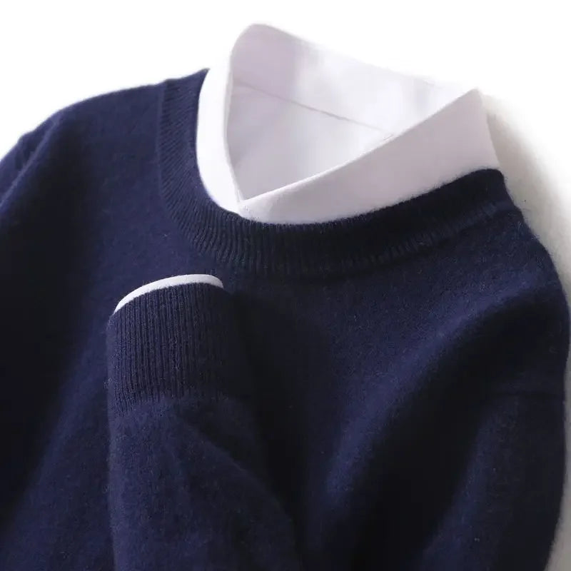 Lucy | Merino Wool Crew Neck Jumper