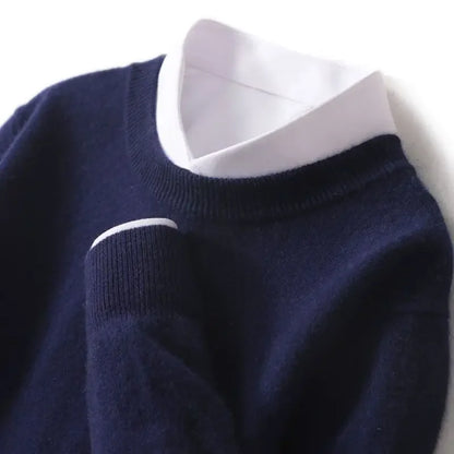 Lucy | Merino Wool Crew Neck Jumper
