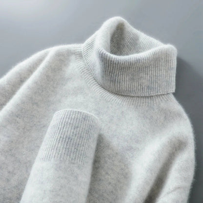 Olivia | Merino Wool Turtleneck Jumper