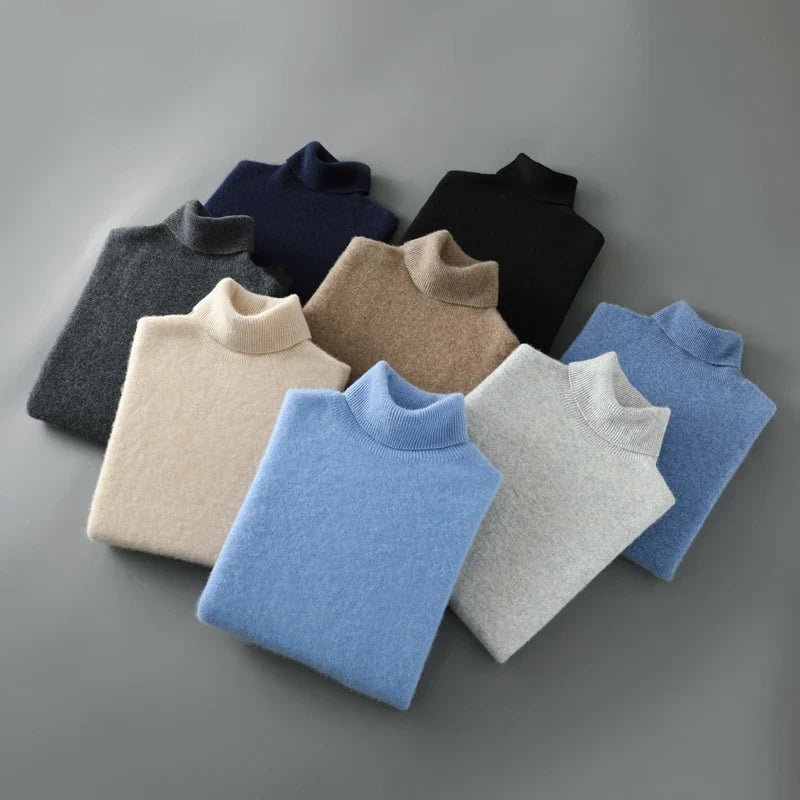 Olivia | Merino Wool Turtleneck Jumper