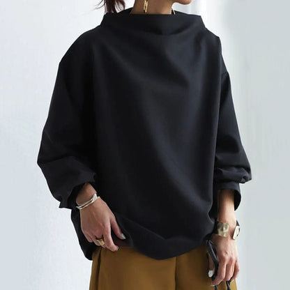 Nancy | Cashmere High-Neck Casual Top