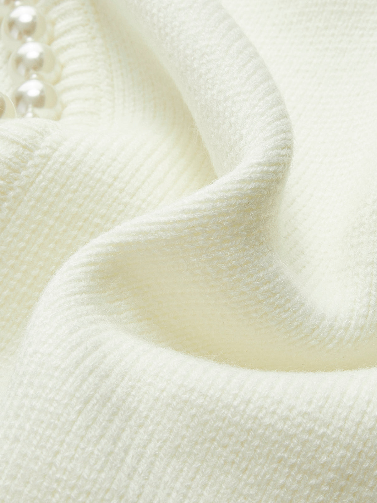 Women's Knit Cardigan with Round Neck | Open Front