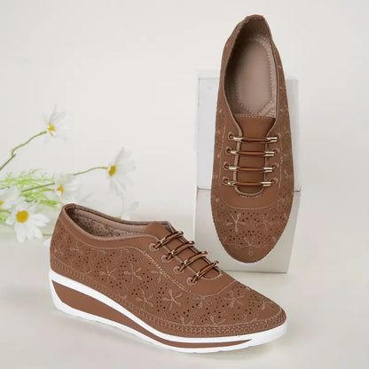 LAYLA™ CASUAL LOW TOP WEDGE ORTHOPEDIC SNEAKERS