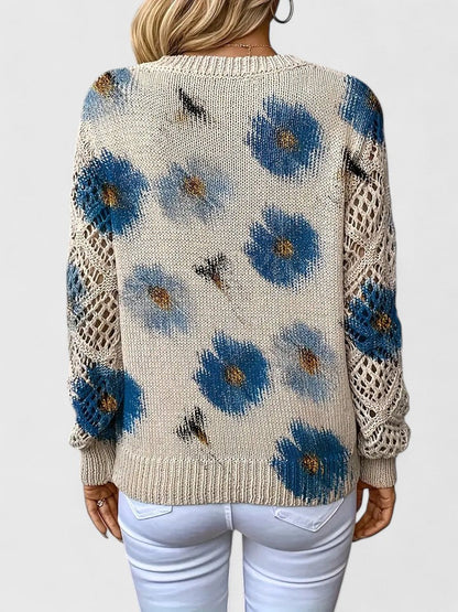Madis | Elegant Floral Sweater