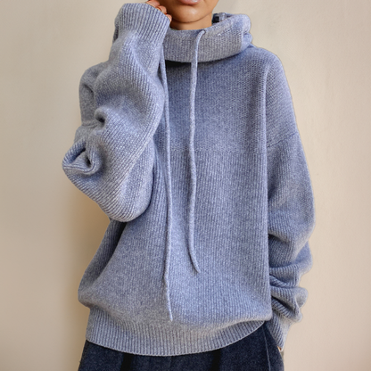 Deborah | Cashmere Cozy Hooded Pullover Style